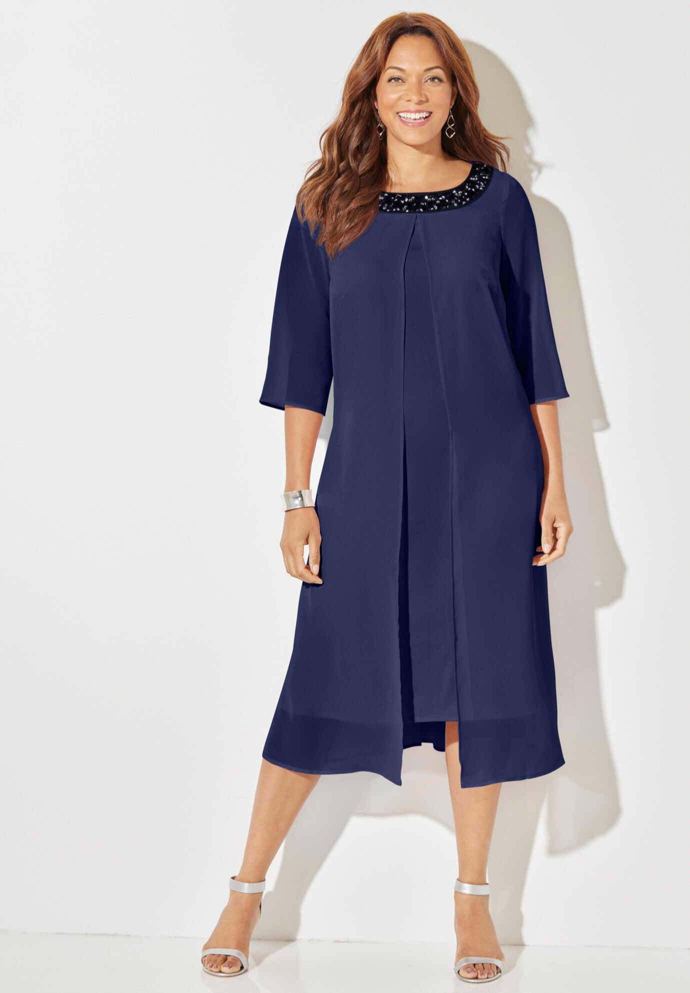banquet dress Sexy Long Sleeve Sequin Dress: Trailing Slit Evening – Addis Size:12m to 2T sexy plus size wedding dress Vintage 1990s Elegant Shooting