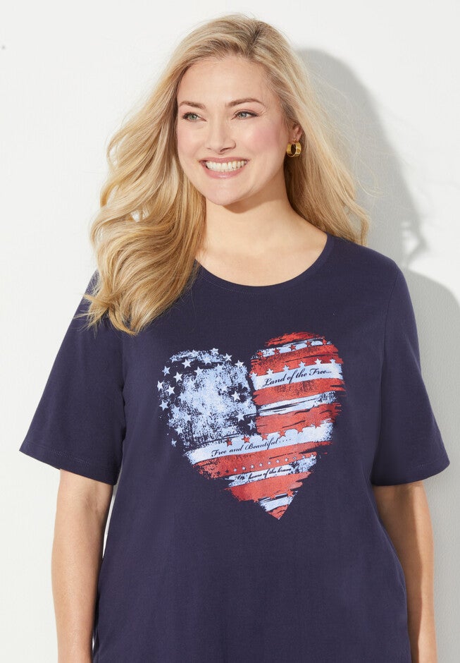 Saturday Scoopneck Tee, , alternate image number null