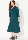 Impossibly Soft Marled Cowlneck Dress, , alternate image number null