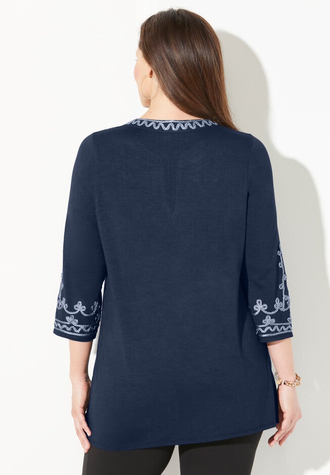 Embroidered Tunic, , on-hover image number 1