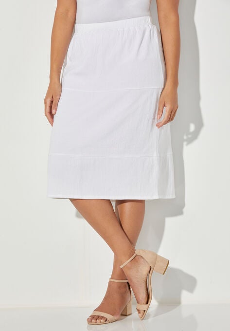 Tiered Gauze Skirt, , hi-res image number null