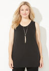 Liz&Me® Scoopneck Tank, BLACK, hi-res image number null
