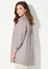 Classic Linen Buttonfront Shirt, , alternate image number null