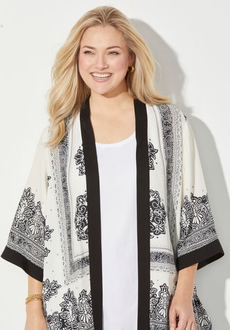 Alfresco Long Kimono, , alternate image number null