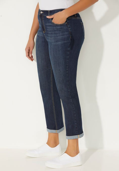 Girlfriend Roll Cuff Jean, , alternate image number null