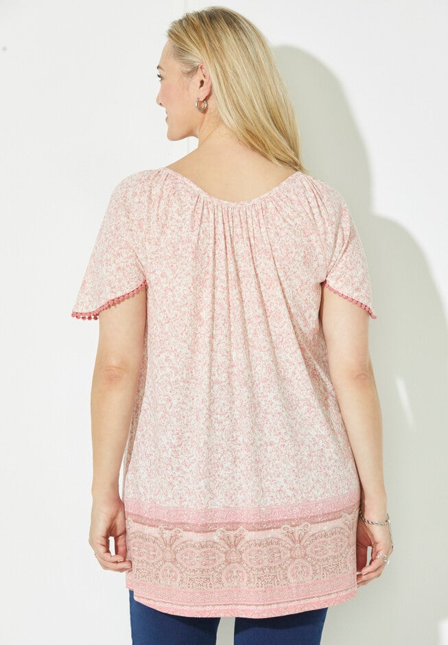 Lake House Peasant Top, , on-hover image number null