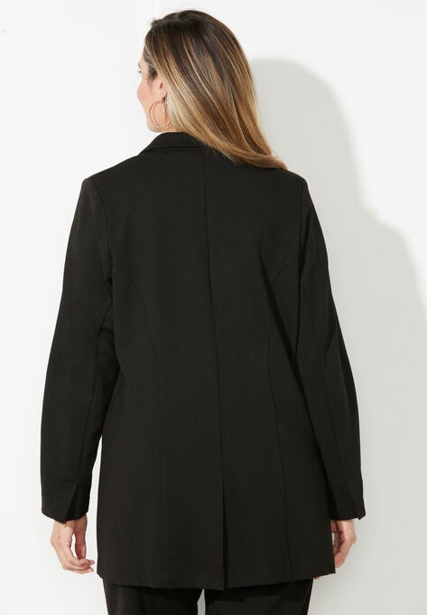 Liz&Meâ„¢ Ponte Knit Blazer, , on-hover image number null