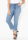 Girlfriend Roll Cuff Jean, BENTLEY WASH, hi-res image number null