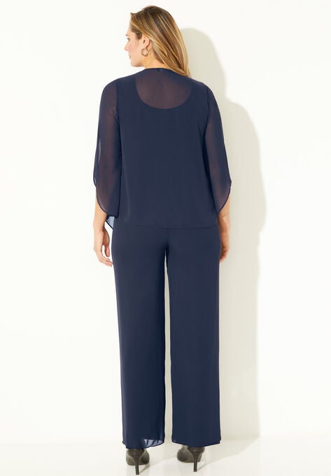 Accolades Georgette Pant Set, , on-hover image number null