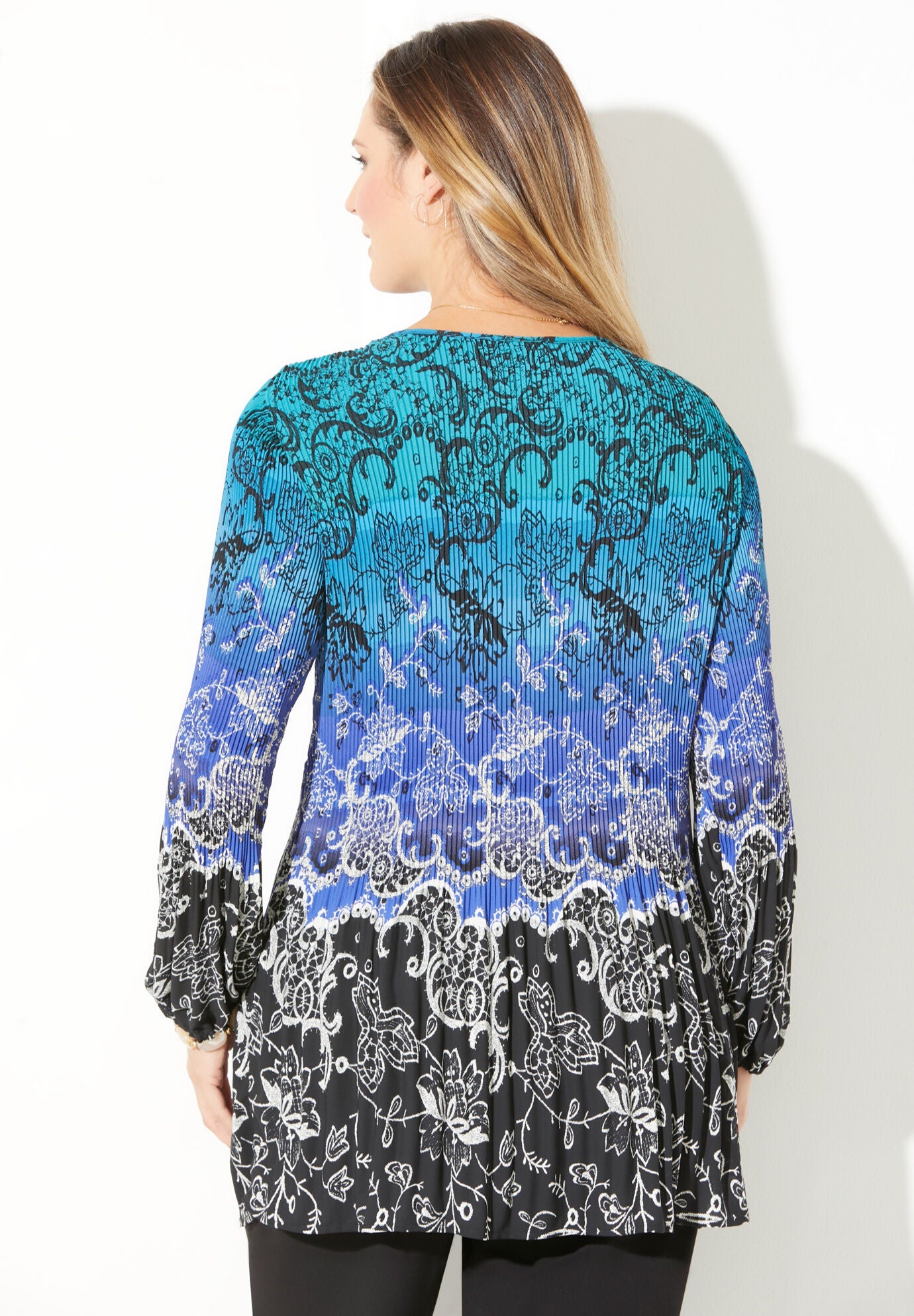 Pleated Tunic, , on-hover image number 1