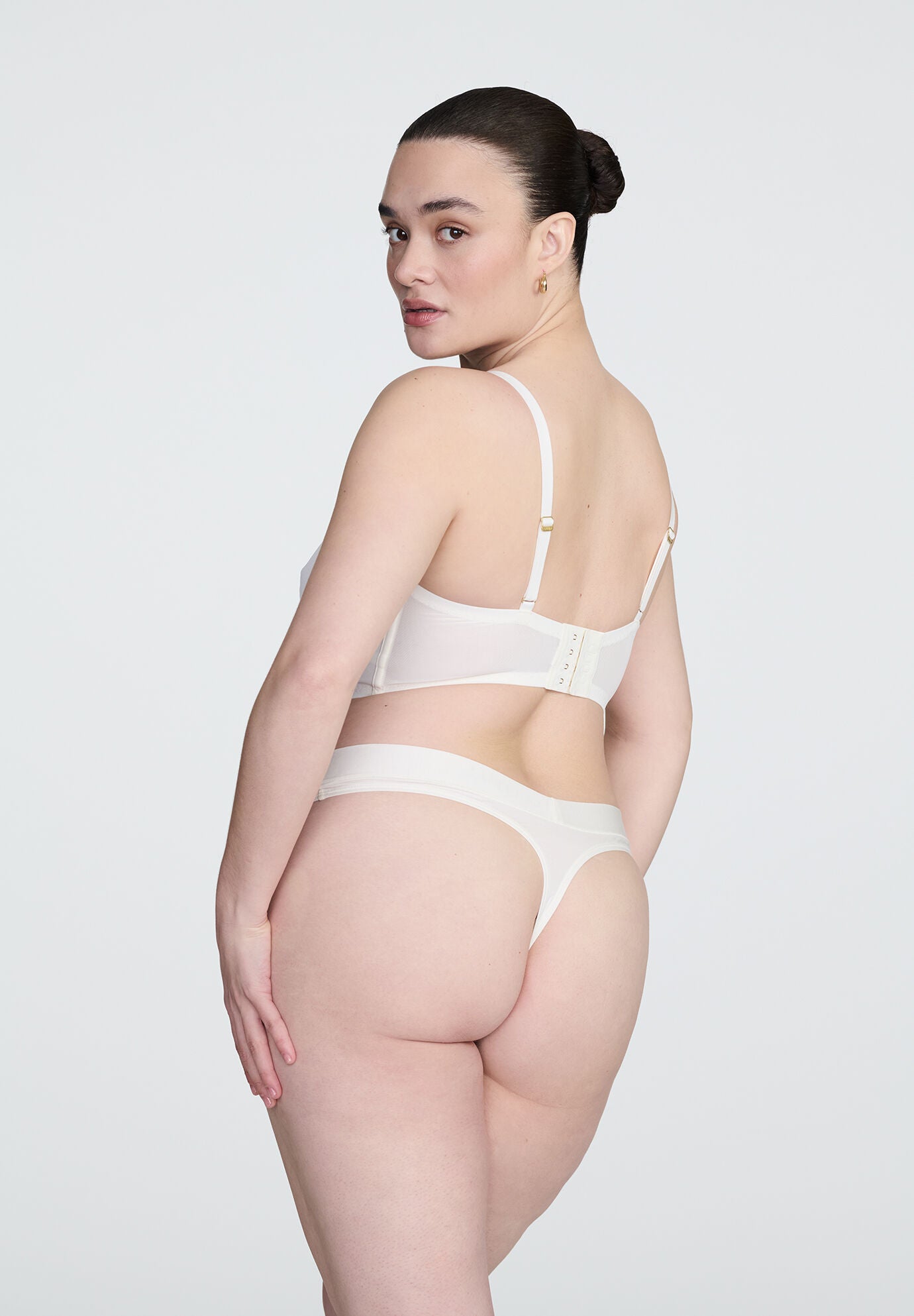 The Longline Bra - Mesh, SALT, alternate image number 3
