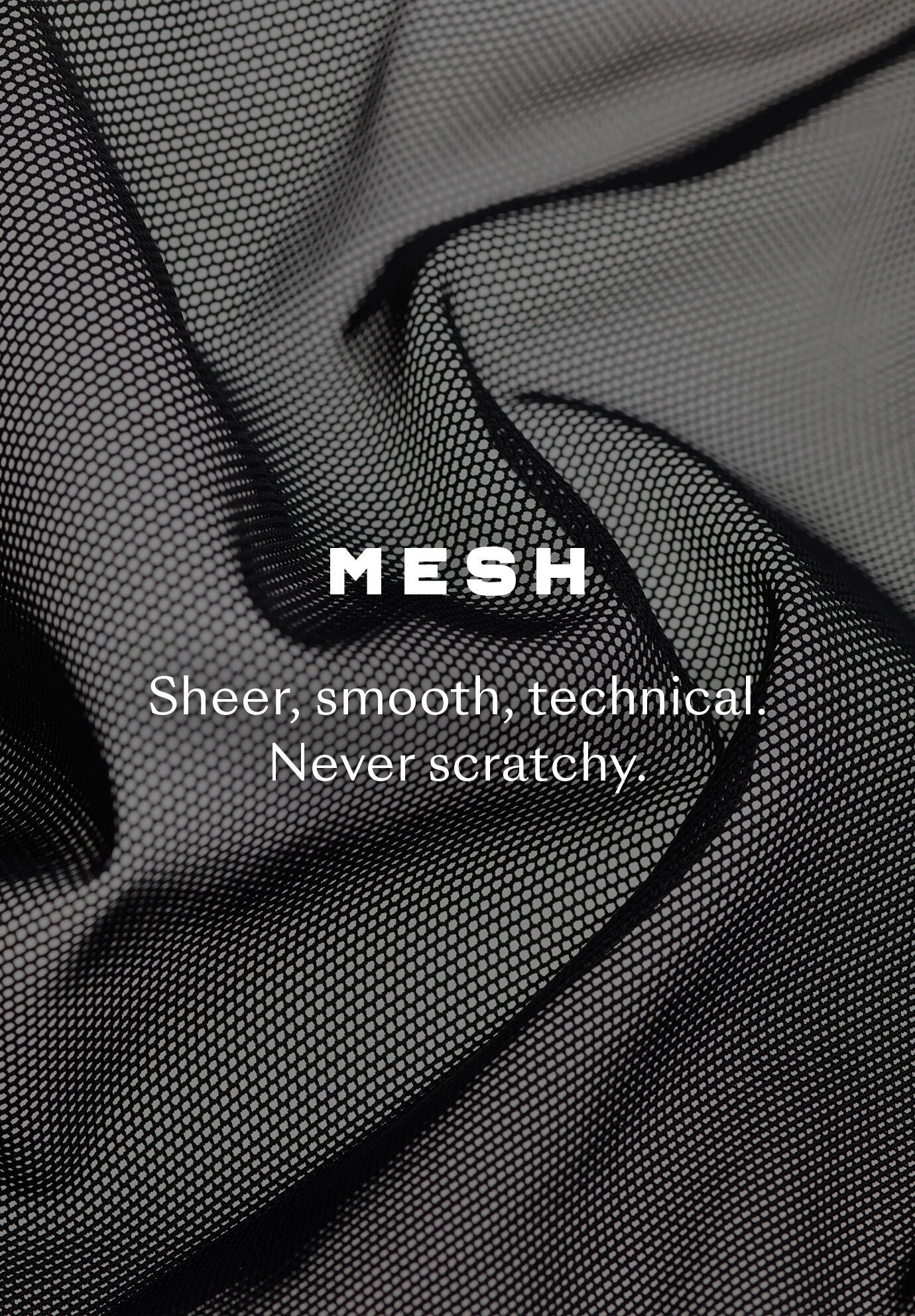 The Longline Bra - Mesh, BLACK, alternate image number 5