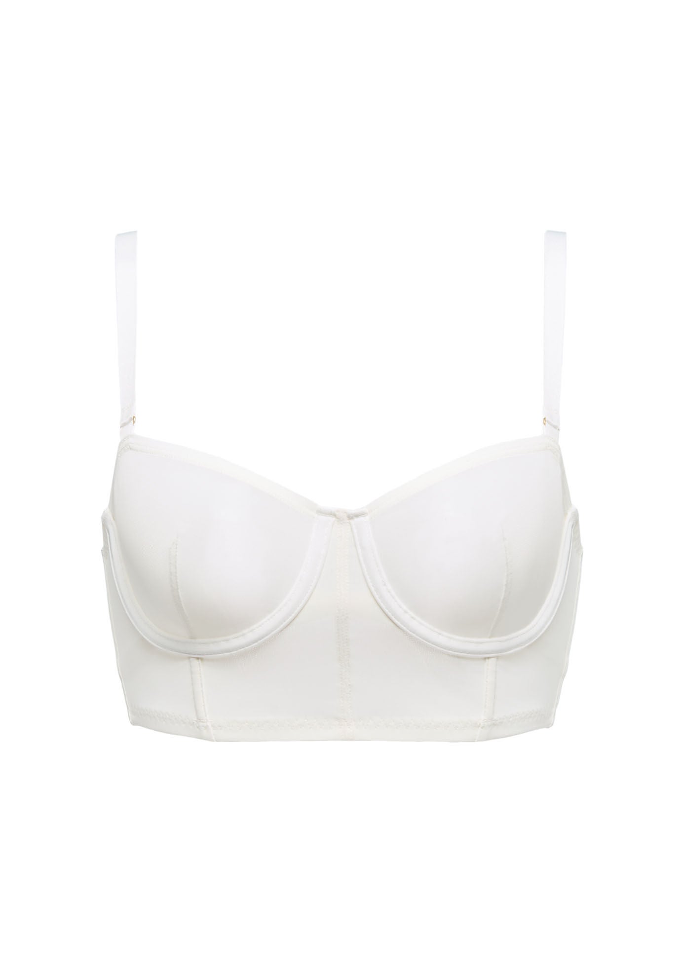 The Longline Bra - Mesh, SALT, on-hover image number 1