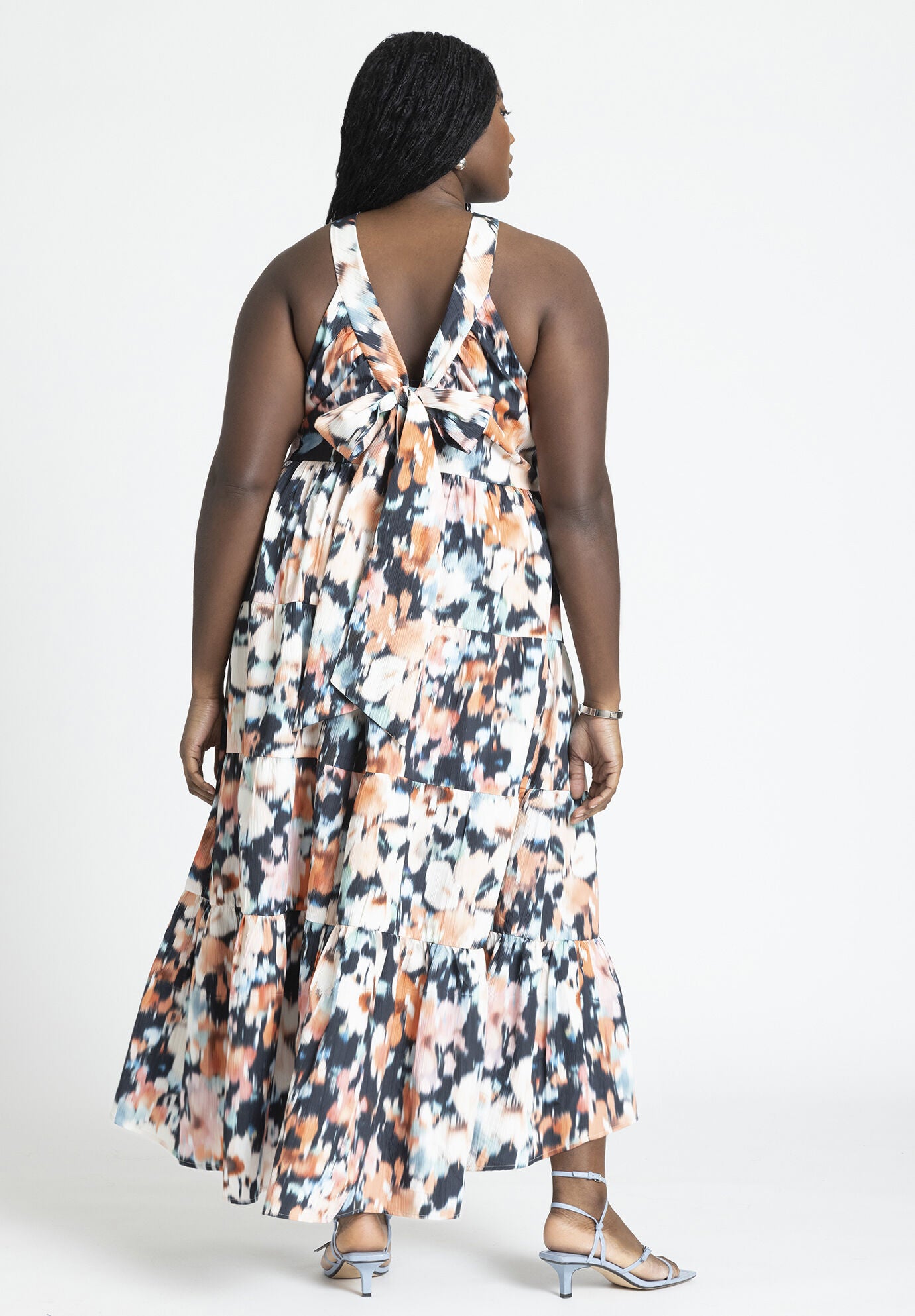 Tiered Floral Maxi Dress | OneStopPlus