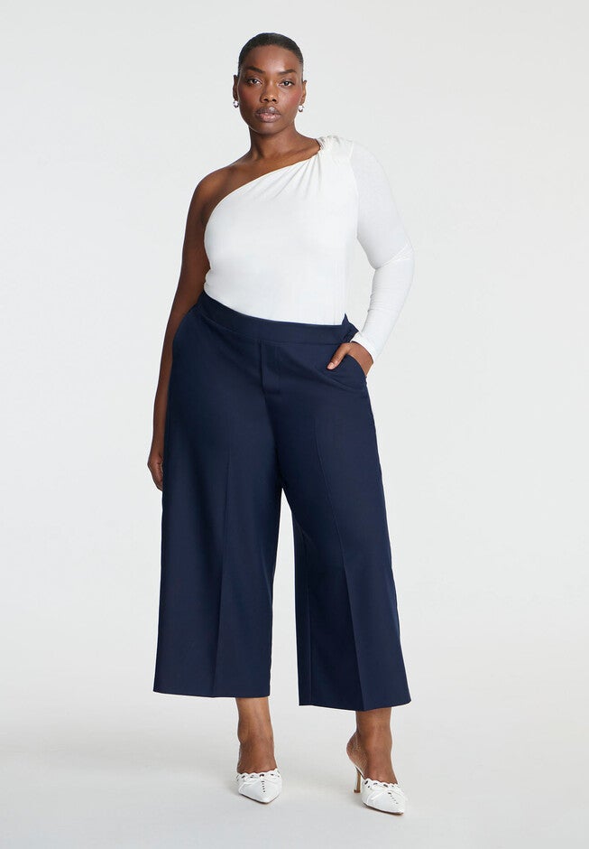 Woven Wide Leg Crop Pant, SEABORNE, hi-res image number null