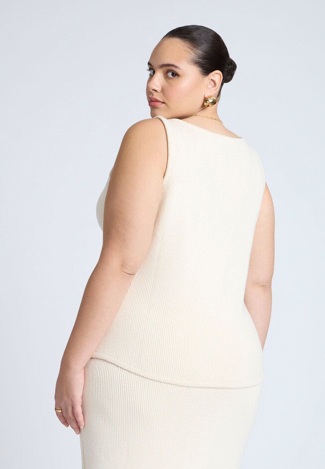 Cinched Waist Sweater Vest, DEW, on-hover image number null