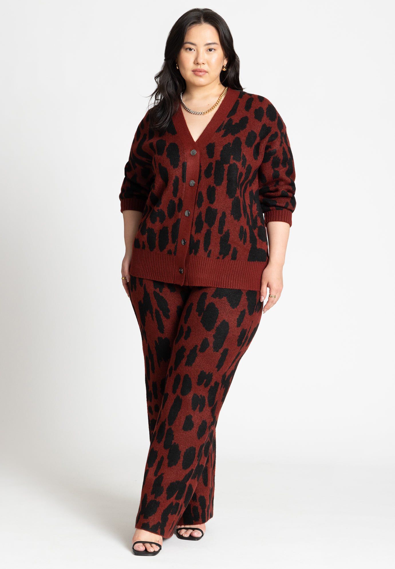 Intarsia Sweater Pant