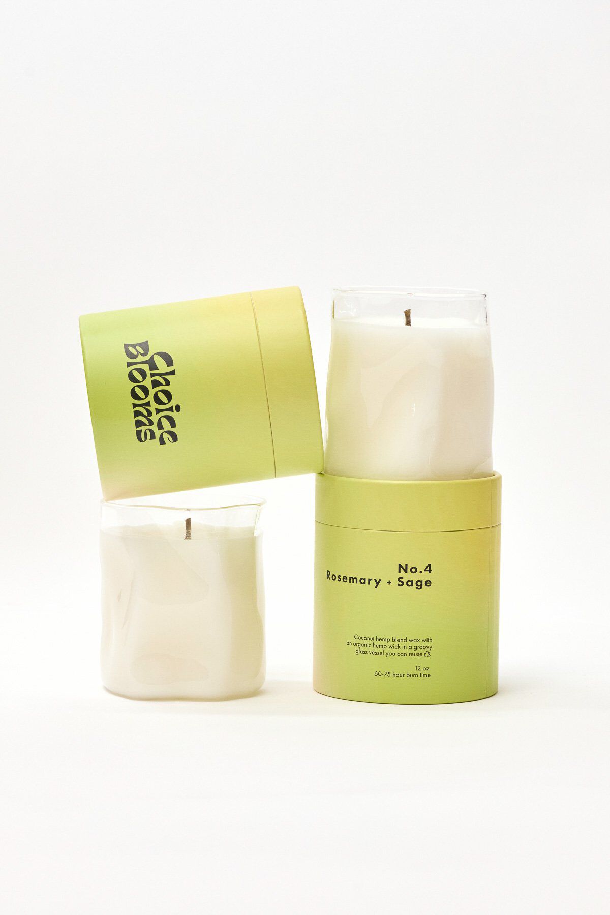 12 oz. No. 4 Rosemary + Sage Candle, NO.4 ROSEMARY SAGE, on-hover image number 1