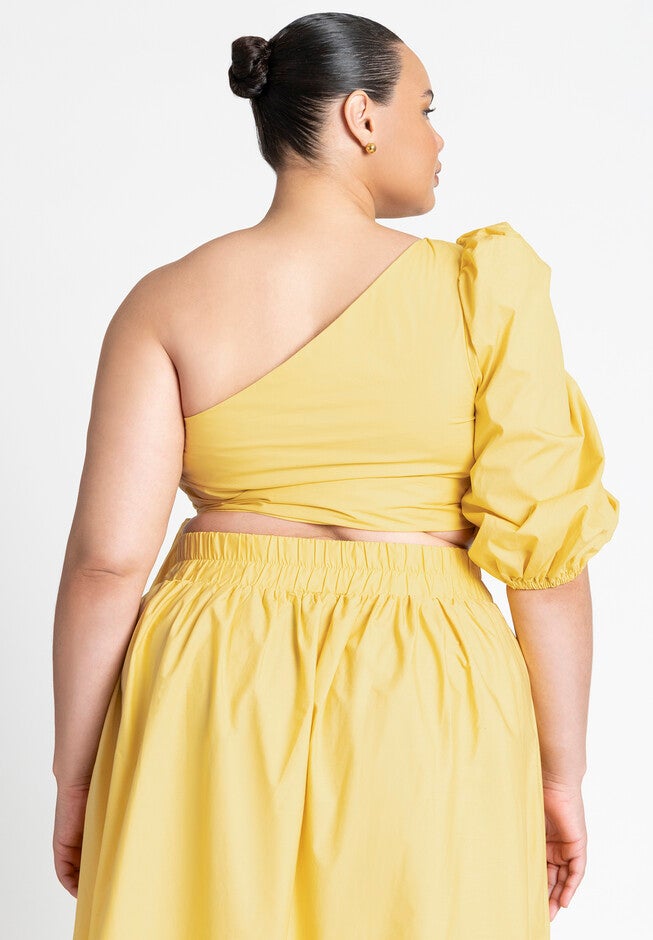 Asym Sarong Top, SUPER LEMON, on-hover image number null