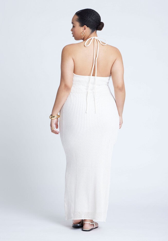 Conversational Crochet Dress, JET STREAM, alternate image number null