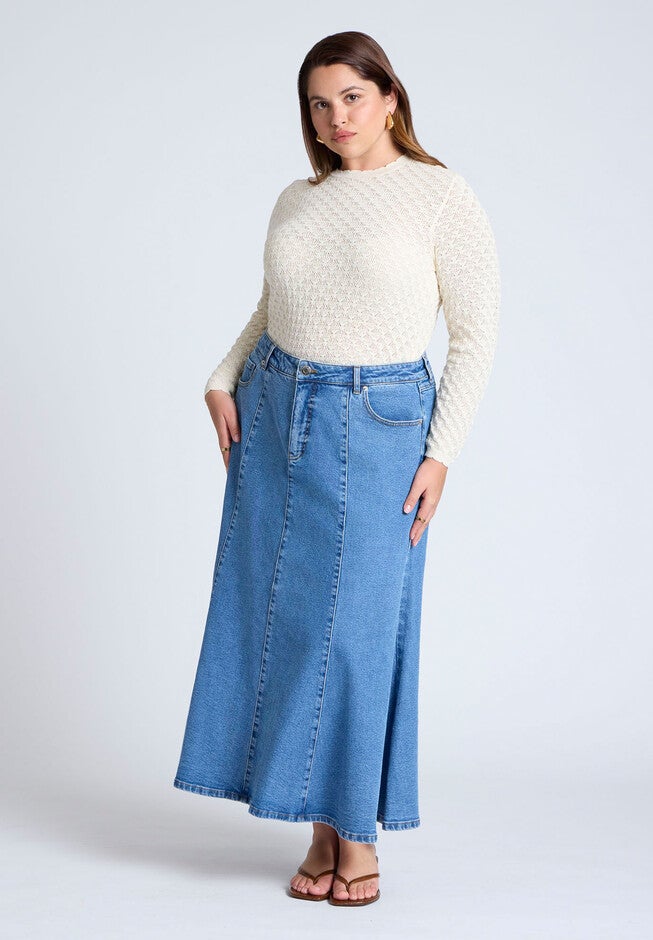 Crochet Sweater , SUGAR SWIZZLE, alternate image number null