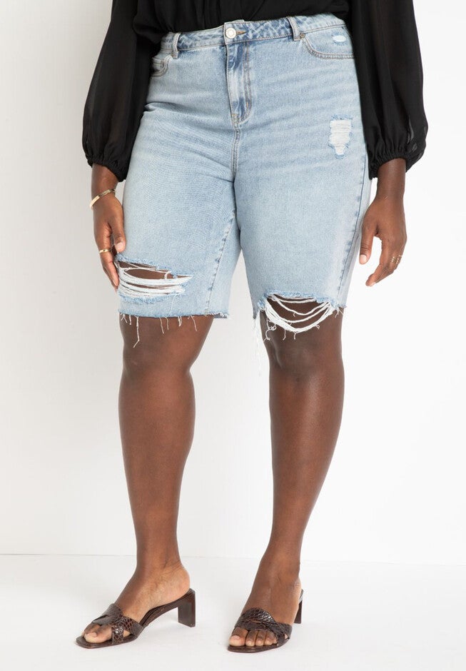 City Shorts, LIGHT WASH, hi-res image number null