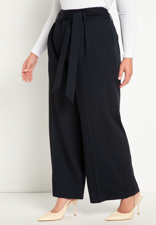 High Waisted Wide Leg Pant, , on-hover image number null