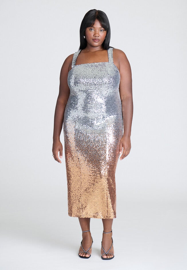 Ombre Sequin Maxi Dress, OMBRE, on-hover image number null