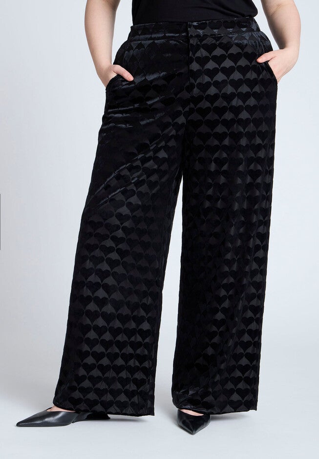 Heart Velvet Pant, BLACK ONYX, on-hover image number null