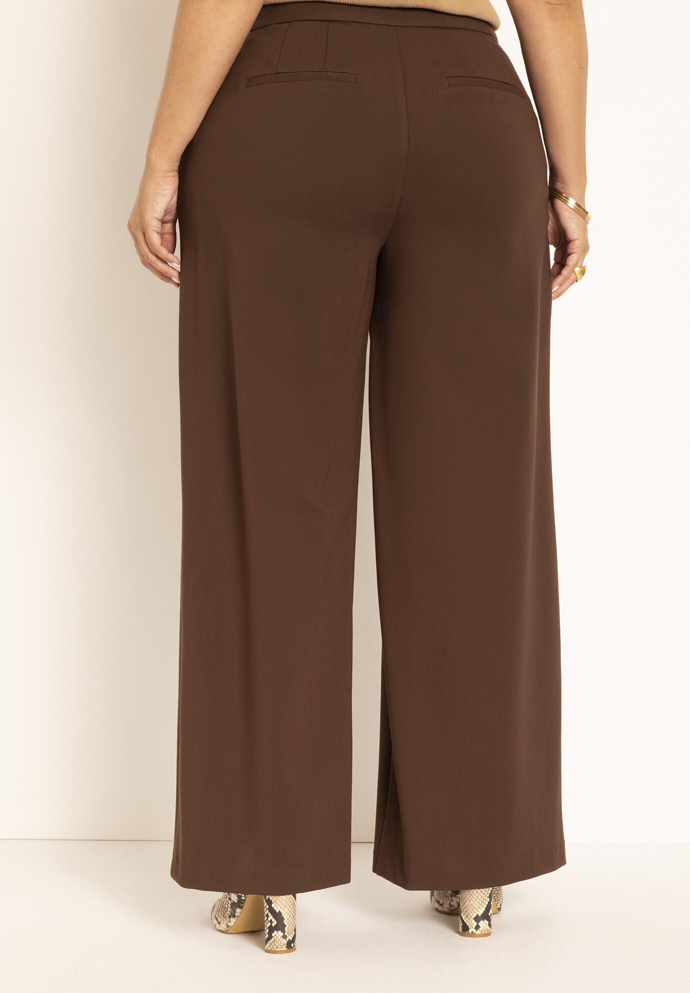  The Ultimate Stretch Wide Leg Pant, CHICORY COFFEE, alternate image number 2