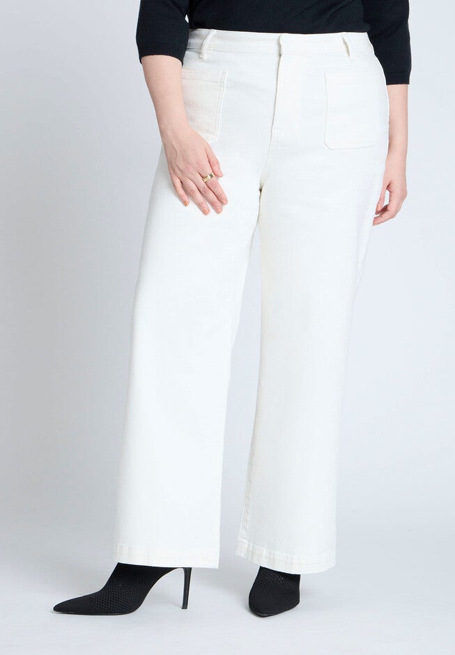 Trouser Jean, WHITE, alternate image number null