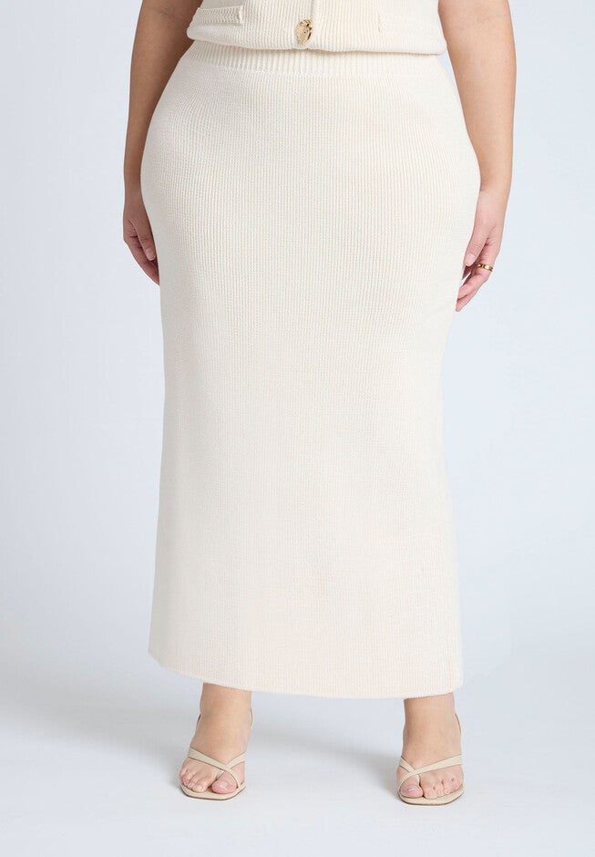 Sweater Midi Skirt, DEW, on-hover image number null