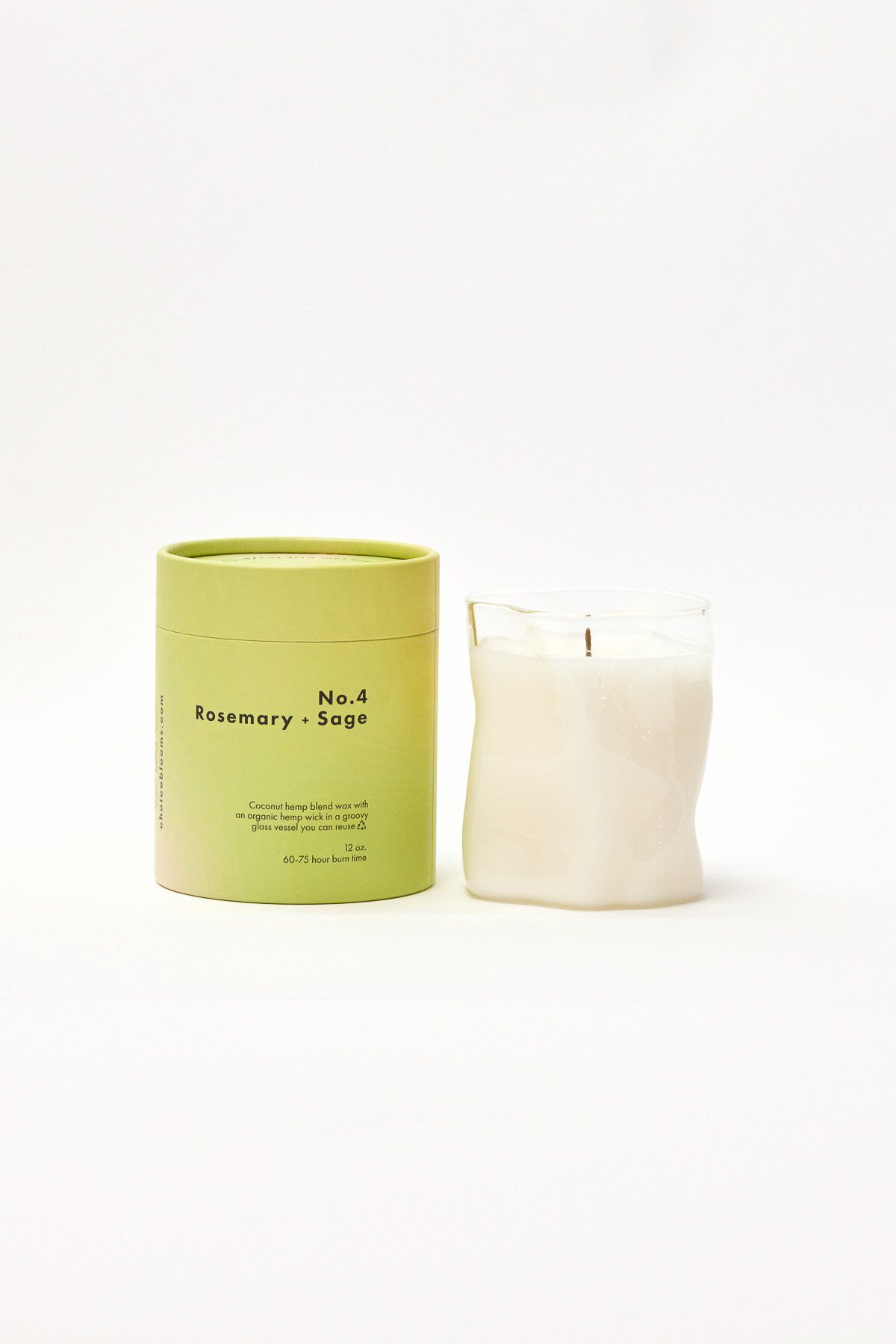 12 oz. No. 4 Rosemary + Sage Candle, NO.4 ROSEMARY SAGE, hi-res image number 0