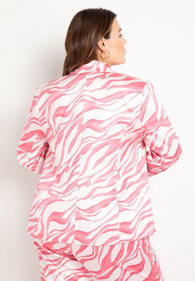 Zebra Print Blazer, , on-hover image number null