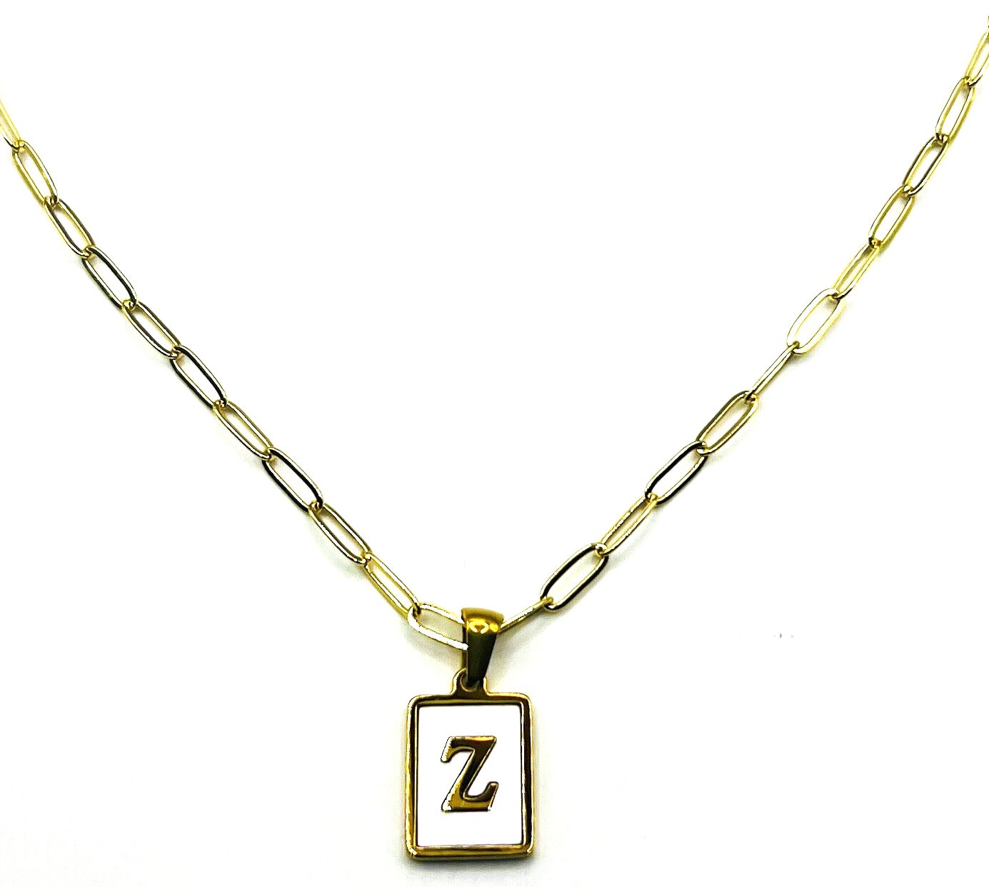 Pearlescent Initial Necklace, Z, hi-res image number 0