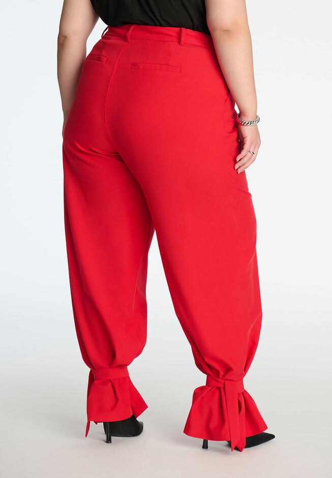 Ankle Tie Trouser, BARBADOS CHERRY, alternate image number null