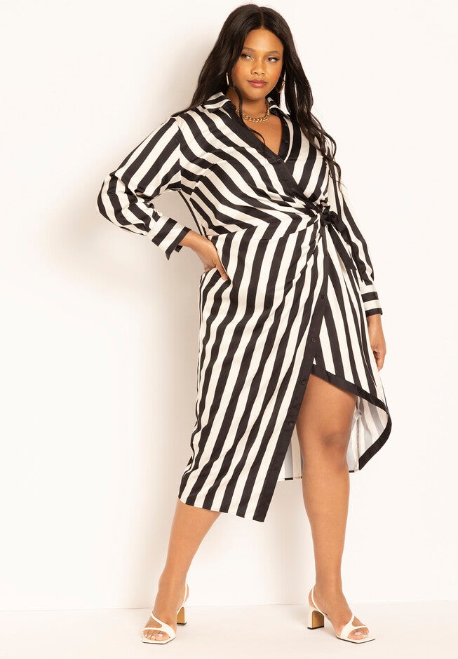 Asymmetrical Shirtdress, , on-hover image number null