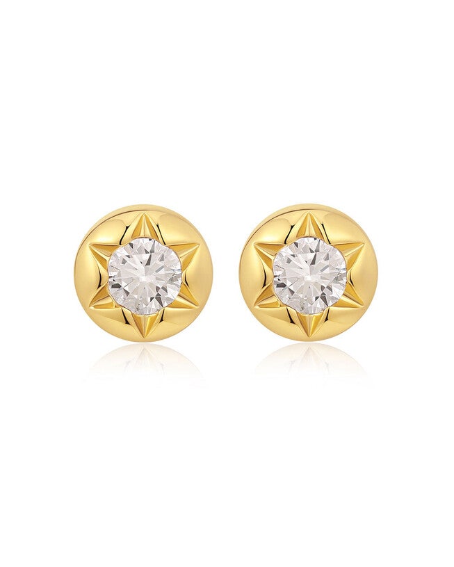 The Rose Bud Studs- Gold, GOLD, hi-res image number 0