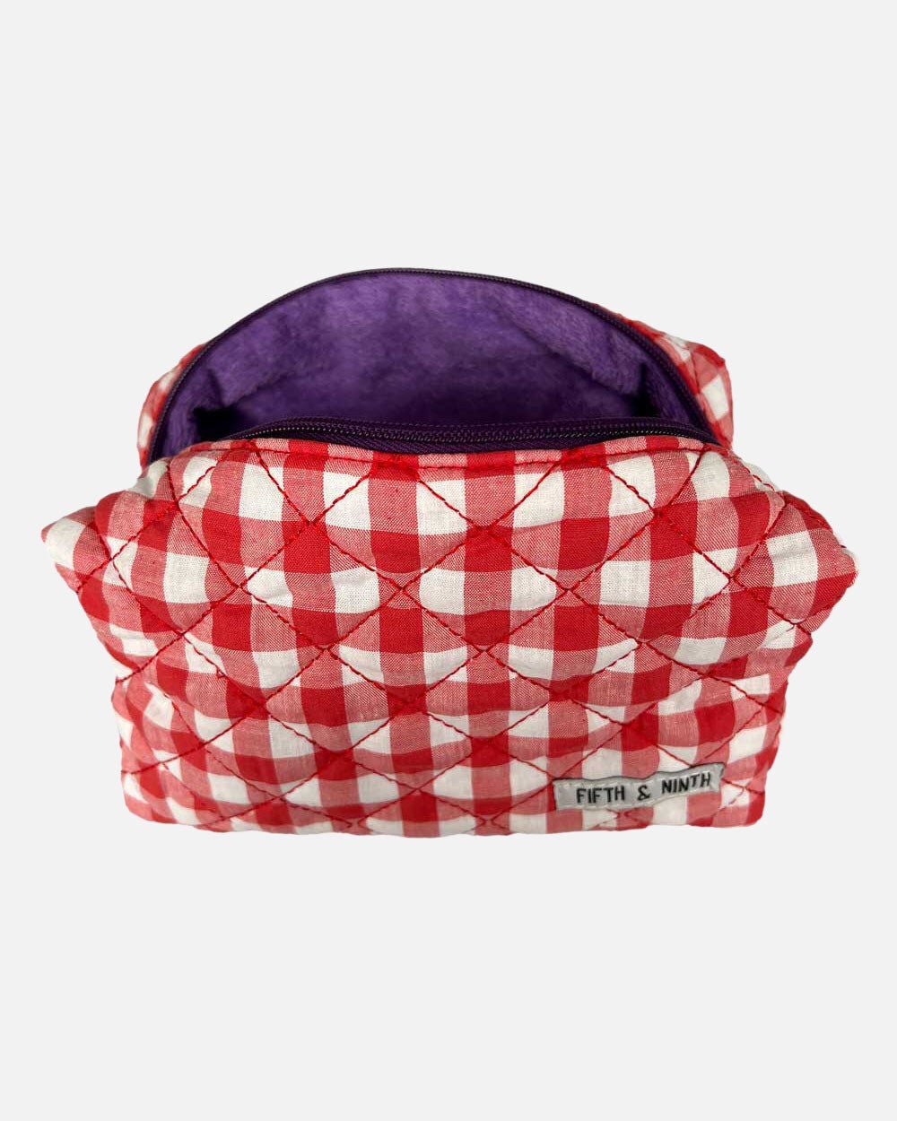 Kami Cosmetic Bag, RED AND AMETHYST, alternate image number 1