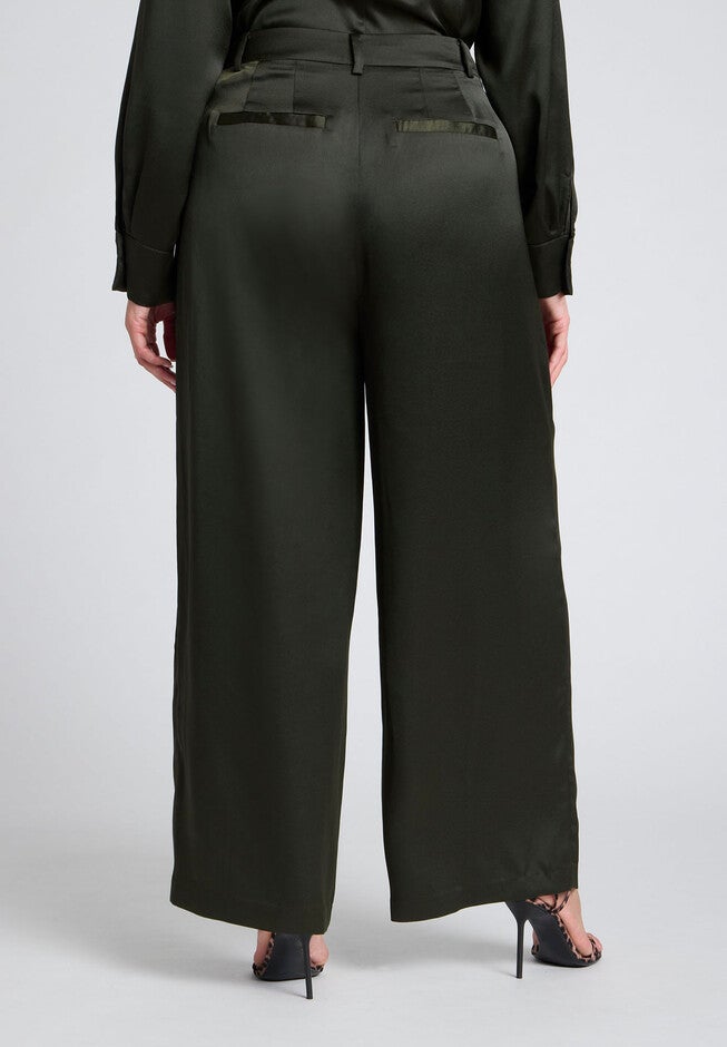 Satin Trouser, FOREST NIGHT, alternate image number null