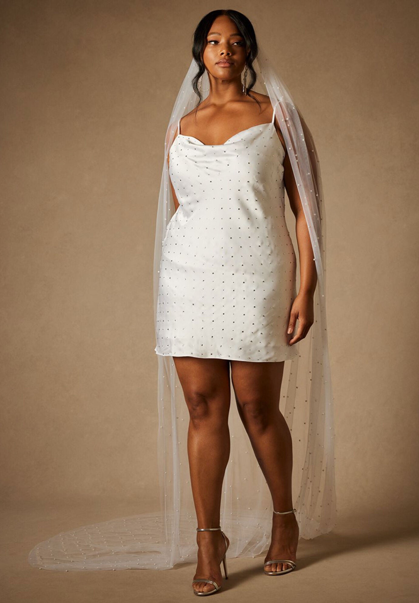White strappy wedding dress on sale