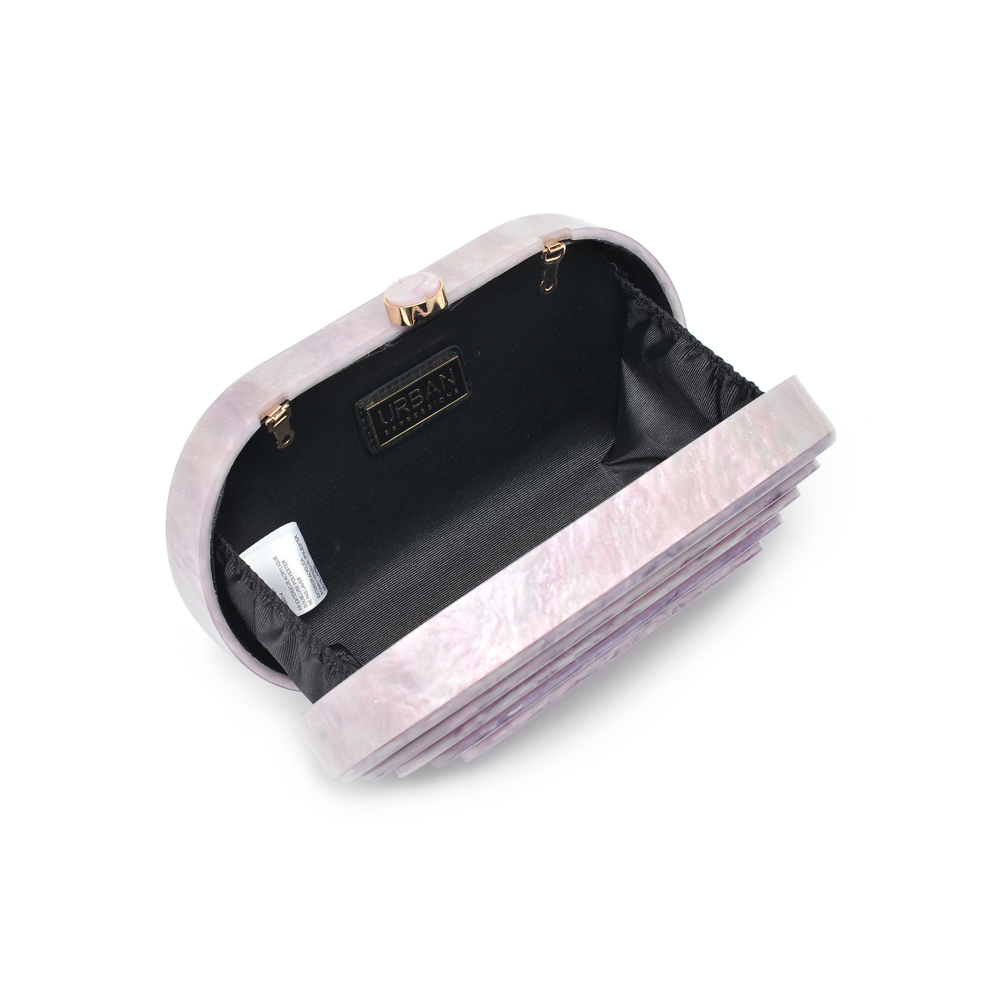 Jimberly Art Deco Evening Bag, LILAC, alternate image number 3