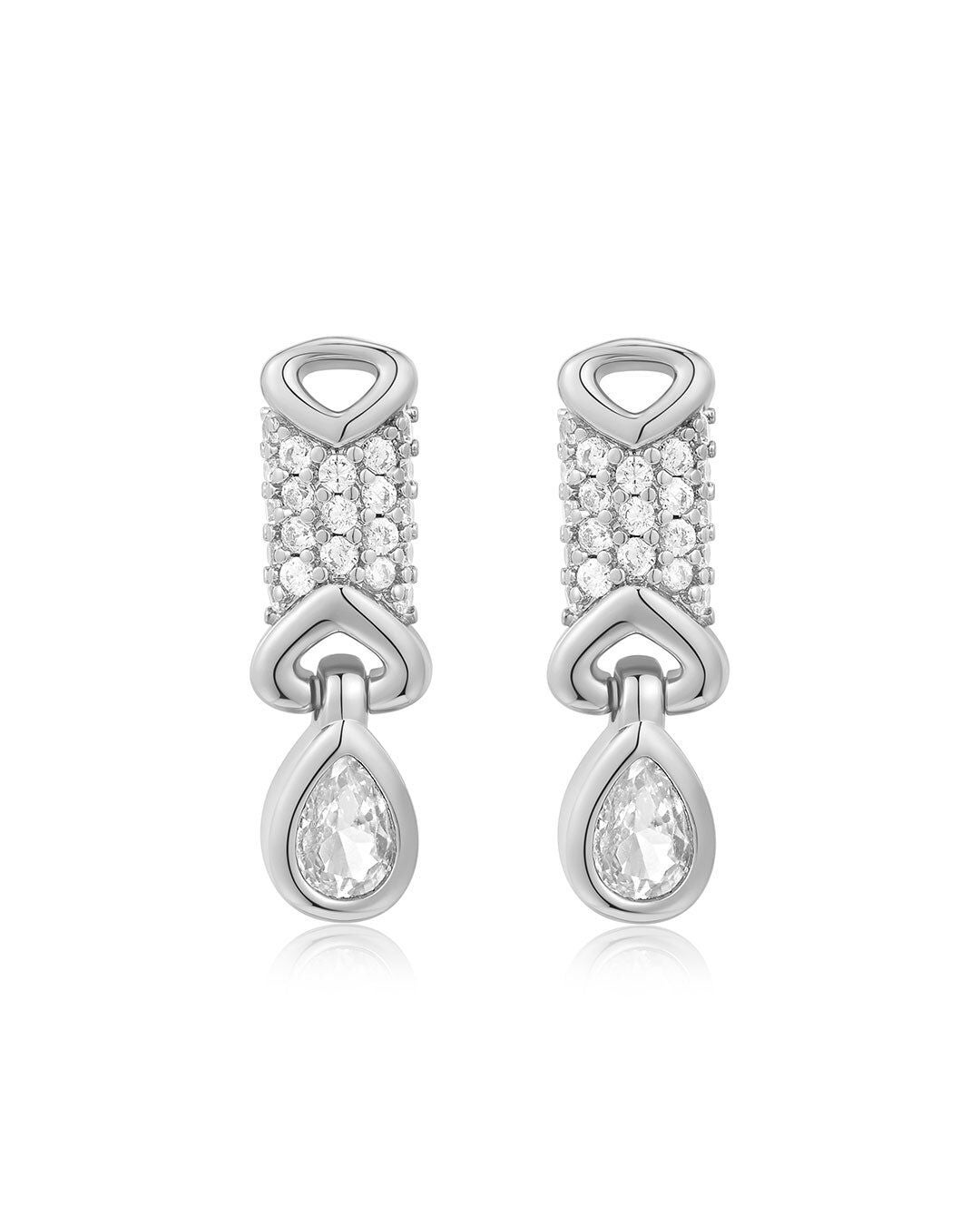 The Cannoli Studs- Silver, SILVER, hi-res image number 0