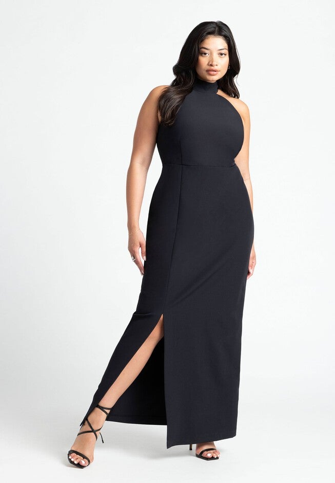 Js Collections Js Collection Column Gown In Blue | ModeSens Js Collections Js Collection Column Gown In Blue | ModeSens