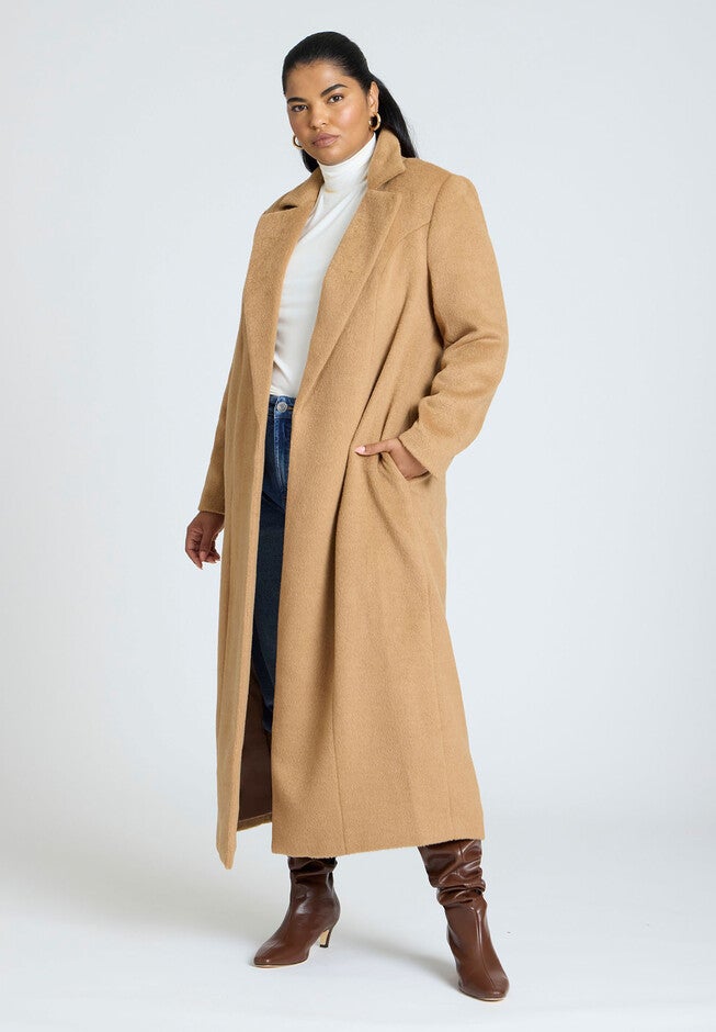 Flyaway Coat, TOBACCO BROWN, hi-res image number null