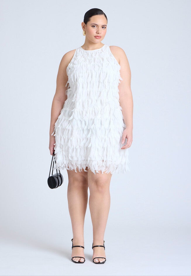 Mini Texture Dress , JET STREAM, alternate image number null