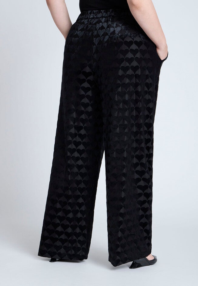 Heart Velvet Pant, BLACK ONYX, alternate image number null