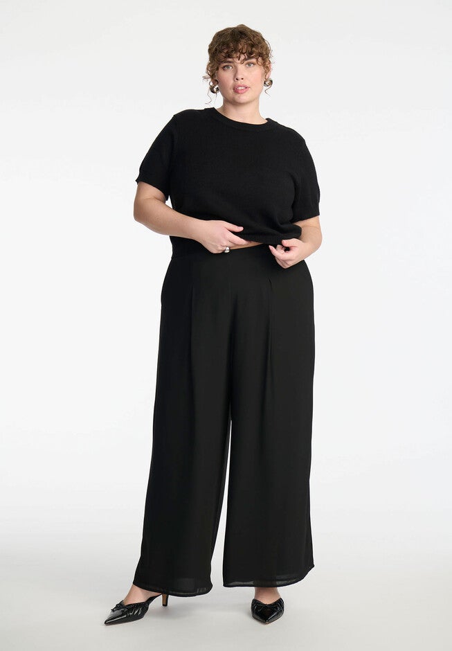 Wide Leg Pant, BLACK ONYX, hi-res image number null