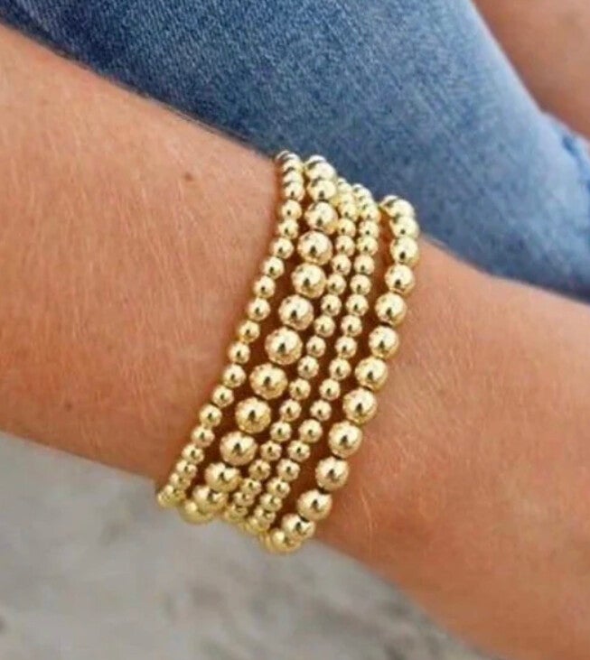 Bella Bracelet - 4mm, GOLD, alternate image number 1