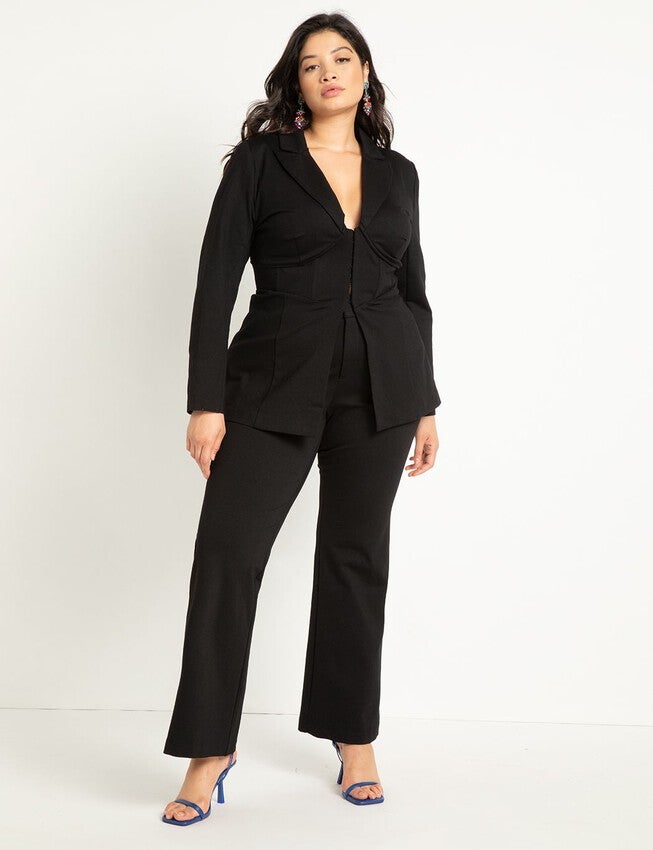 Corset Blazer, TOTALLY BLACK, alternate image number null